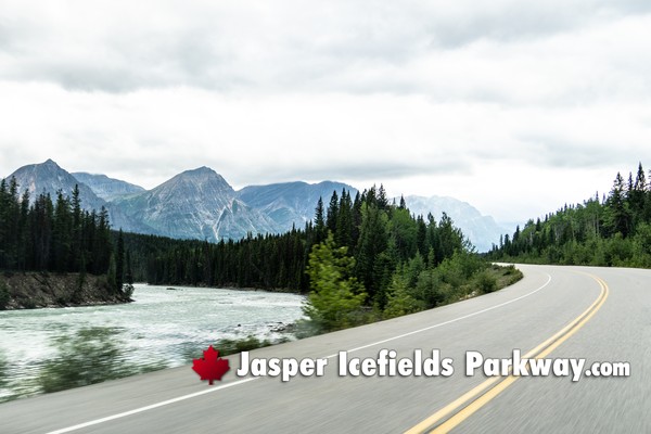 Jasper Icefields Parkway During November